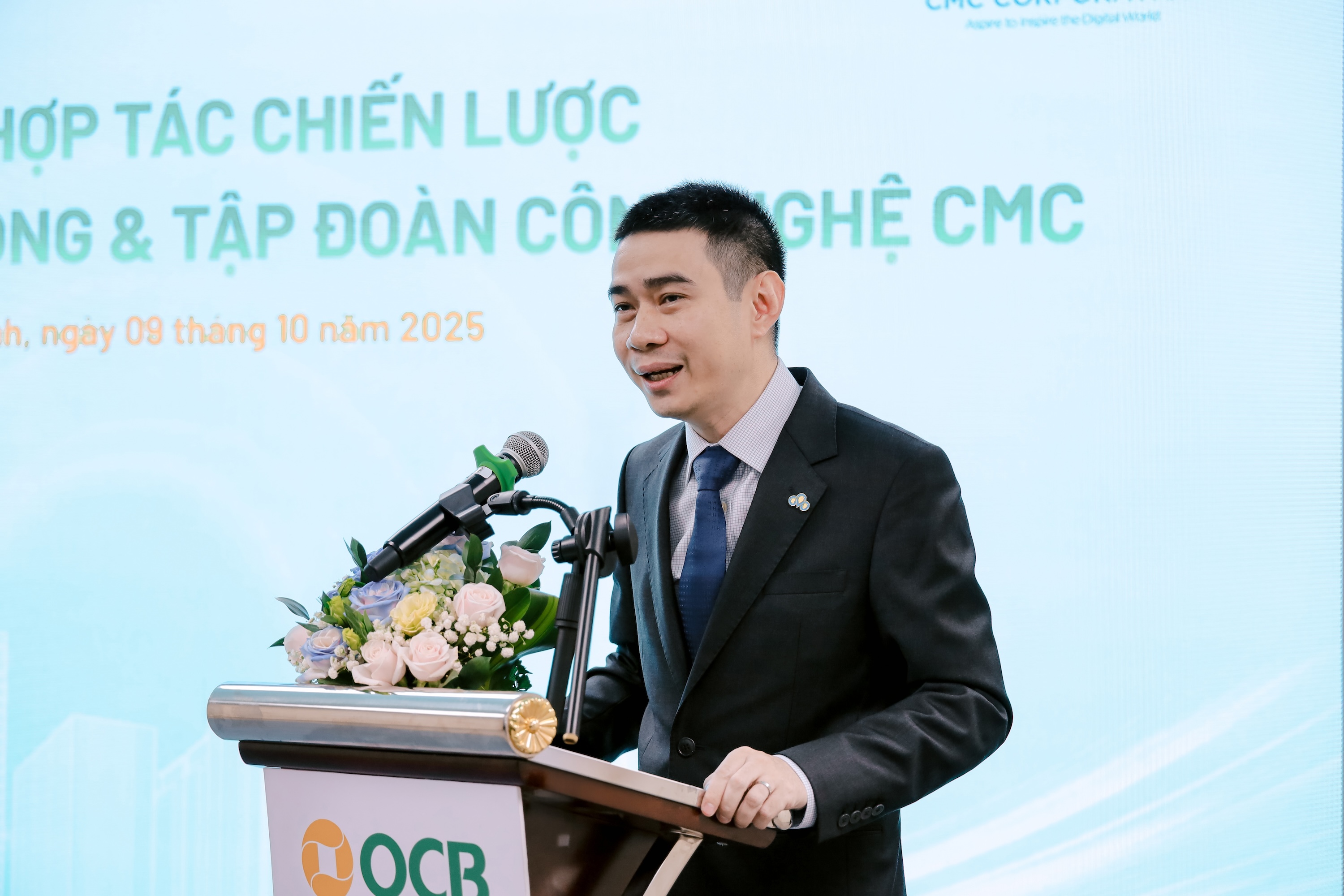 Tập đoàn Công nghệ CMC ký kết hợp tác chiến lược cùng OCB 